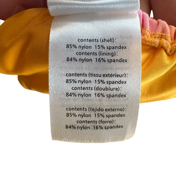 Weworewhat Women’s M Medium Ombre Colorful Bikini Top Strappy Swim Beach Sexy - Picture 8 of 11